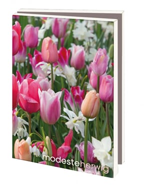 Kortmappe 10x15 Modeste Herwig Tulipaner