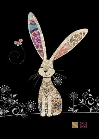 Doble kort 167x118 BUG ART, Jewels, Decorative Rabbit