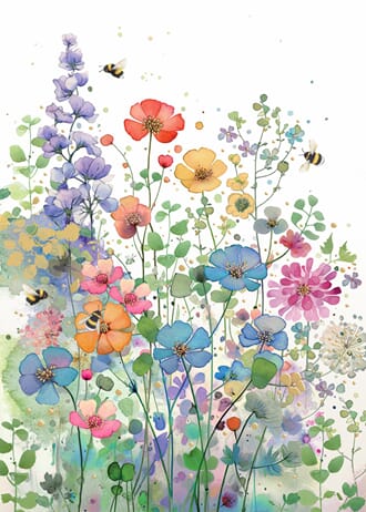 Kort 167x118, Portfolio, Floral Meadow