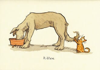 Dobbelt kort Two Bad Mice: Kitten
