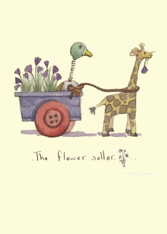 Kort Two Bad Mice: The Flower Seller