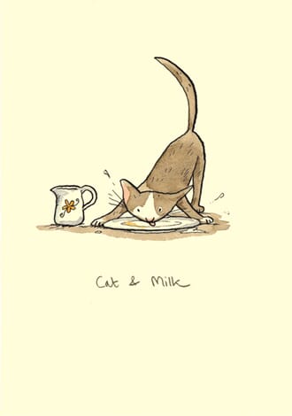 Kort Two Bad Mice: Cat & Milk