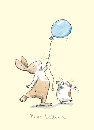 Kort Two Bad Mice: Blue Balloon