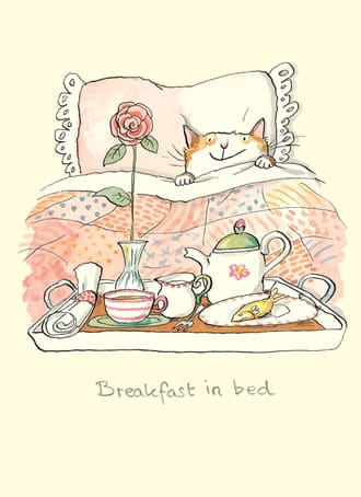 Kort Two Bad Mice: Breakfast in Bed