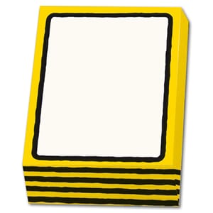 Notisblokk m/skråkant, dekorert, Simply Bruna