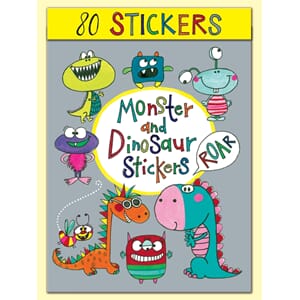 Stickers pakning, 80, Monster and Dinosaur