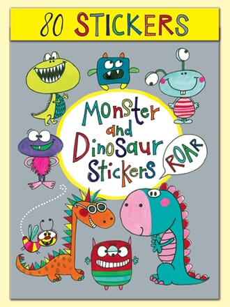 Stickers pakning, 80, Monster and Dinosaur