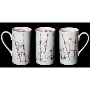 Krus Two Bad Mice, høyt, 300ml, Standing Tall