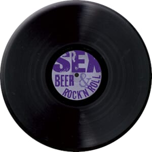 Magnet, rund 88mm, grammofonplate