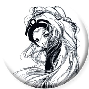 Magnet, rund 56mm, Camilla d'Errico