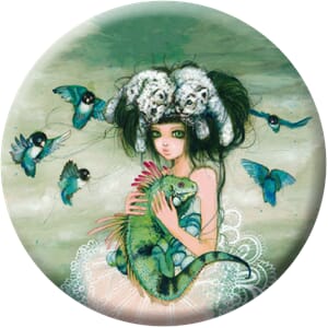 Magnet, rund 56mm, Camilla d'Errico