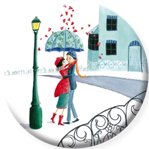 Magnet, rund 56mm, par under paraply