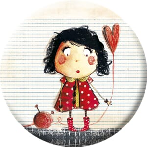 Magnet, rund 56mm, Morgane Devillers