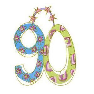 Minikort `Bow`, 90 år