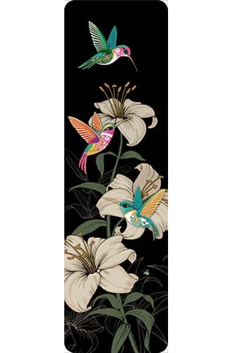 Bokmerke 5x17cm, Bug Art motiver, kolibri