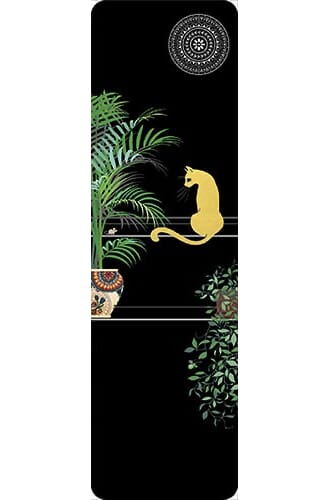 Bokmerke 5x17cm, Bug Art motiver, katt ved plante