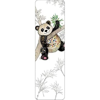 Bokmerke 5x17cm Bug Art panda