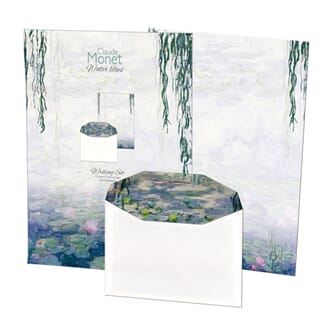 Brevsett A5, Bekking og Blitz, Monet, Water Lillies