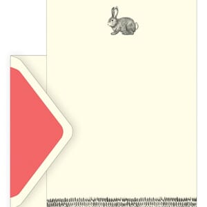 Brevsett i gaveeske, bunny