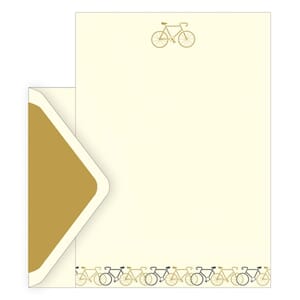 Brevsett i gaveeske, bike