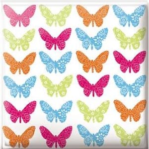 Kortmappe140x140, Almanac Gallery, Colourful Butterflies