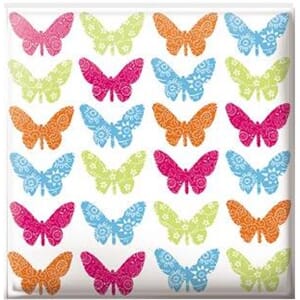 Kortmappe140x140, Almanac Gallery, Colourful Butterflies