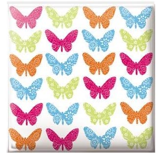 Kortmappe140x140, Almanac Gallery, Colourful Butterflies
