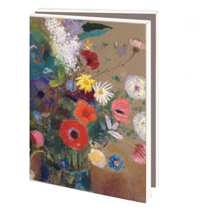 Kortmappe 10x15, Odilon Redon, blomster