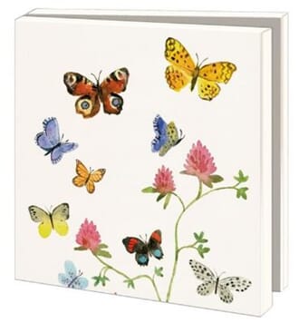 Kortmappe, 145x145, Alice Appleton - sommerfugler & fugler