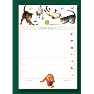 Ukeplanlegger, A4, katter i lek