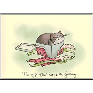 Julekort,Two Bad Mice, A gift that keeps