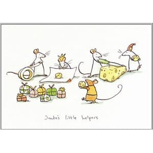 Julekort, Two Bad Mice, Santa`s Little Helpers