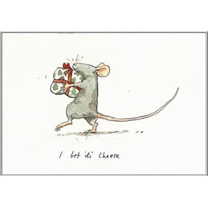 Julekort, "I bet It`s Cheese"