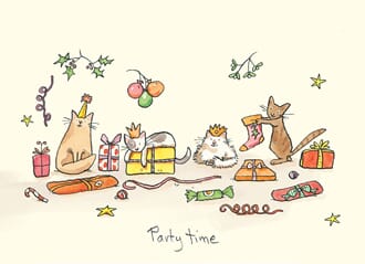 Julekort,Two Bad Mice, Party Time