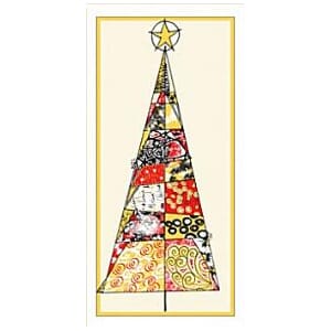 Julekort, 10x22, Ilustris, juletre