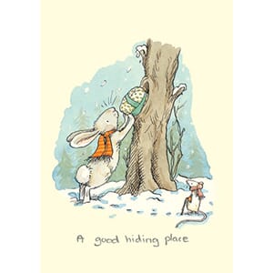 Julekort,Two Bad Mice, Hiding Place