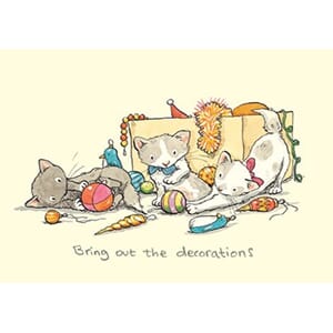 Julekort,Two Bad Mice, Bring Out the Decorations