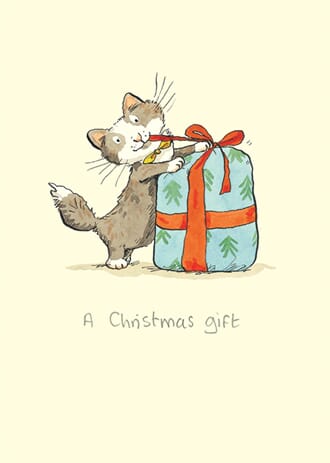 Julekort dobbelt, Two Bad Mice, A Christmas Gift