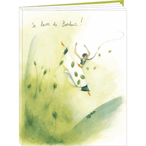 Skrivebok 17x22cm linjert, Rutsaert, "Se lever de  Bonheur"