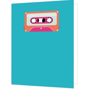 Doble kort 85x125, preget trykk, kassett