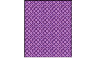 Minikort,GLICK,  "Little Flowers", fuschia