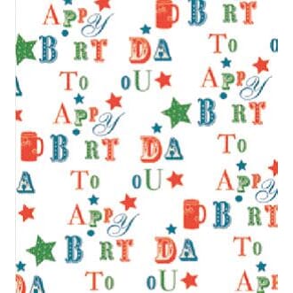 Minikort,GLICK,  Happy Birthday to You