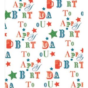 Minikort,GLICK,  Happy Birthday to You