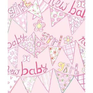 Minikort,GLICK,  baby, rosa