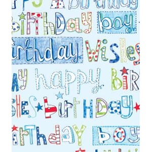 Minikort,GLICK,  HB på blått