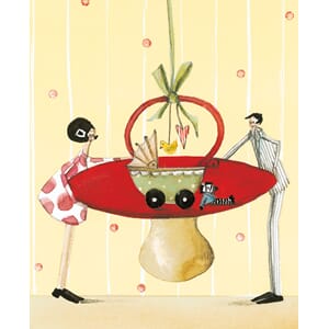 Minikort 70x80, Grätz Verlag, 2 m/tåtesmokk