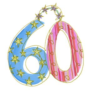 Minikort `Bow`,60 år