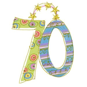 Minikort `Bow`,70 år