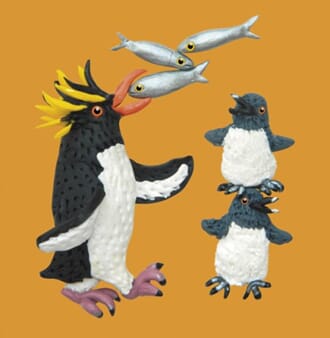 Doble kort 100x100, Small Fry, Penguins