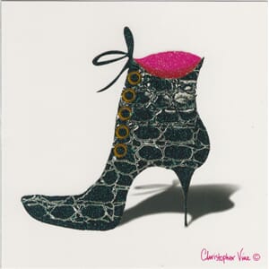 Kort 100x100, Christopher Vine Design, "Ankle Boot"